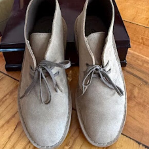 Clarks | Mens Suede‎ Tan Bushacre Shoes 7.5M - Picture 9 of 9